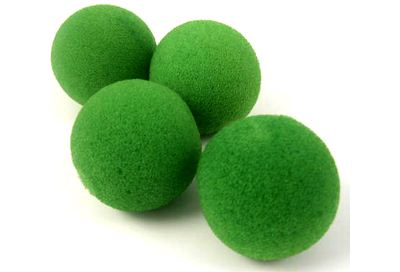 Sponge Ball 35 mm green (4)