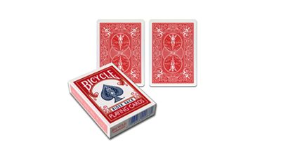 Bicycle Poker- red/red