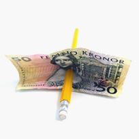 Pencil thru Borrowed Banknote