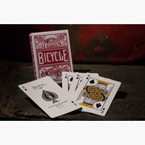 Bicycle Poker, Chainless -red